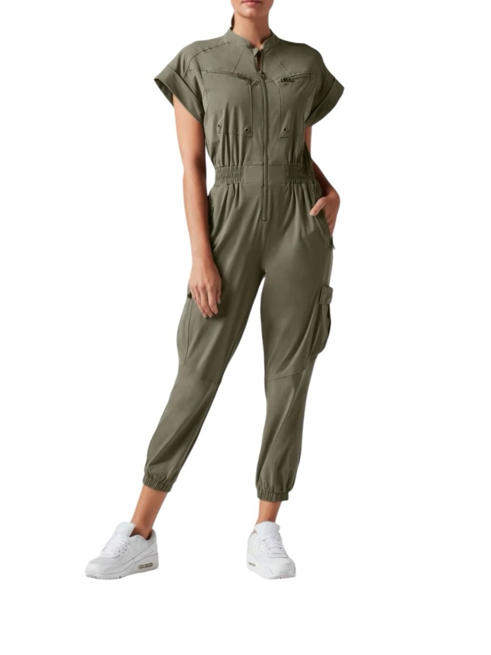 Blanc Noir Mastermind jumpsuit in olive green Medium